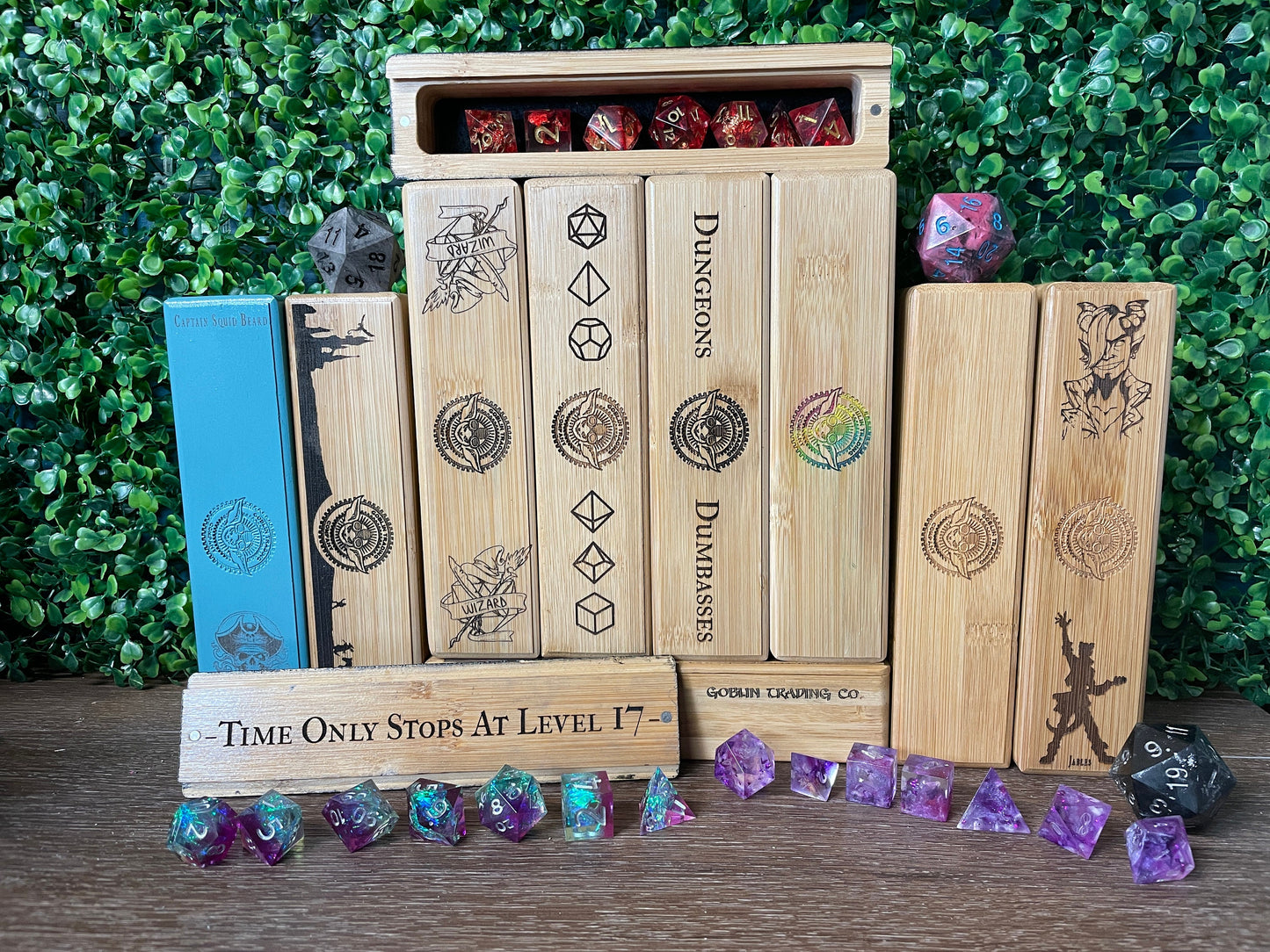 Personalized DnD Dice Box, DIY Dice Box, Dice Storage, D&D, TTRPG, Gamer Gift, Table Top Games, Bamboo box