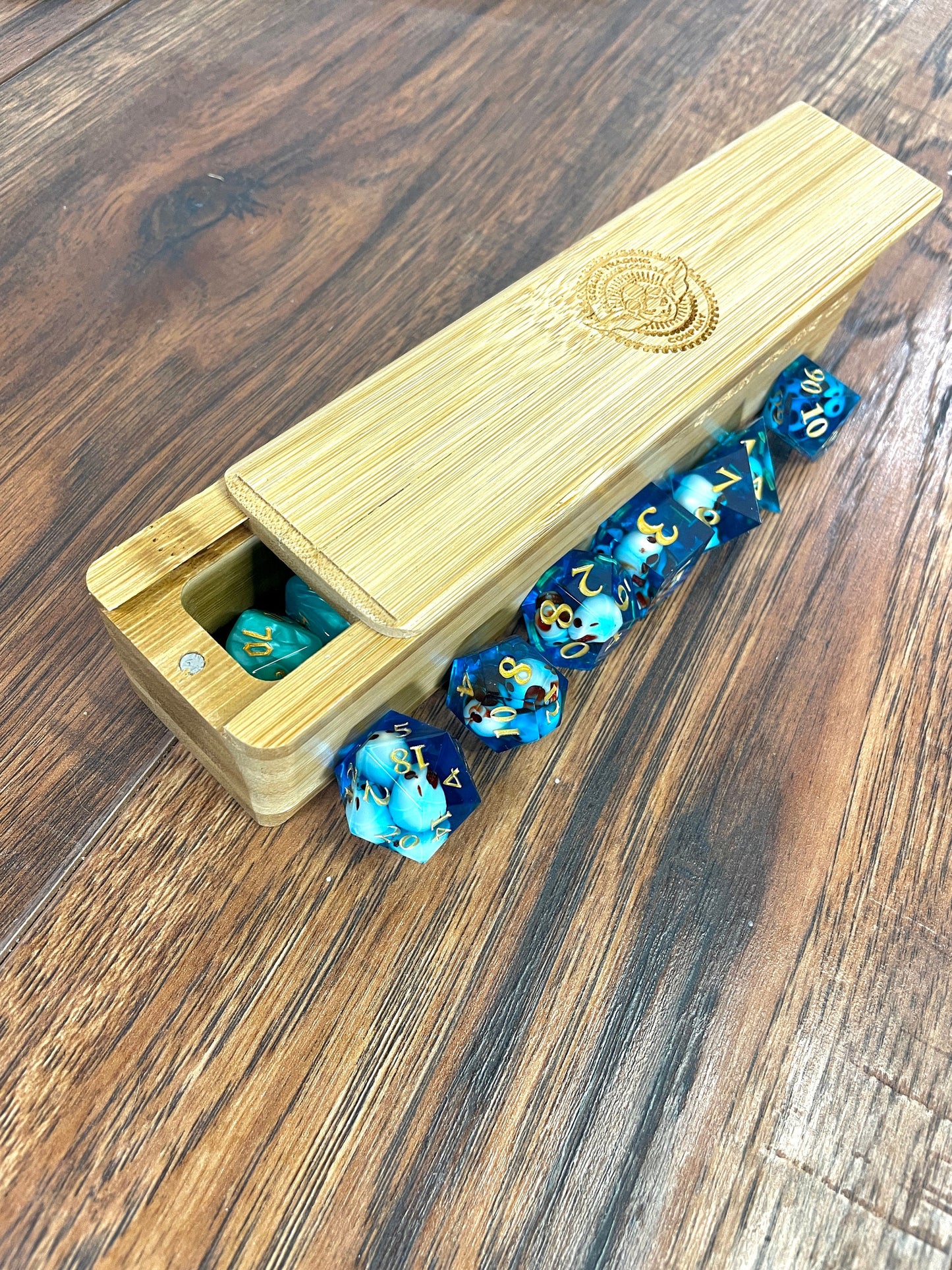 DnD Class Dice Box, Personalized Dice Box, Dice Storage, D&D, TTRPG, Gamer Gift, Table Top Games, Bamboo box